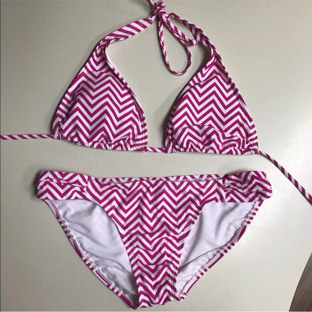 Old navy two piece triangle string bikini